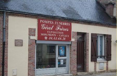 Nous situer: Pompes Funèbres Girot Frères à Conflans sur seine dans la Marne, 51